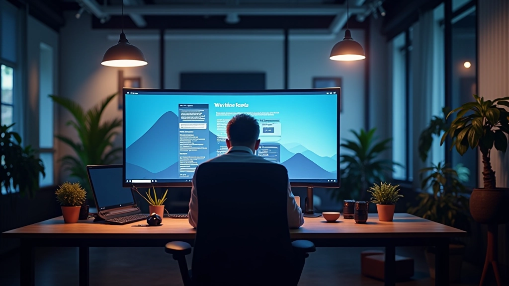 Moderní webový design s animovaným textovým bannerem pohybujícím se plynule přes obrazovku