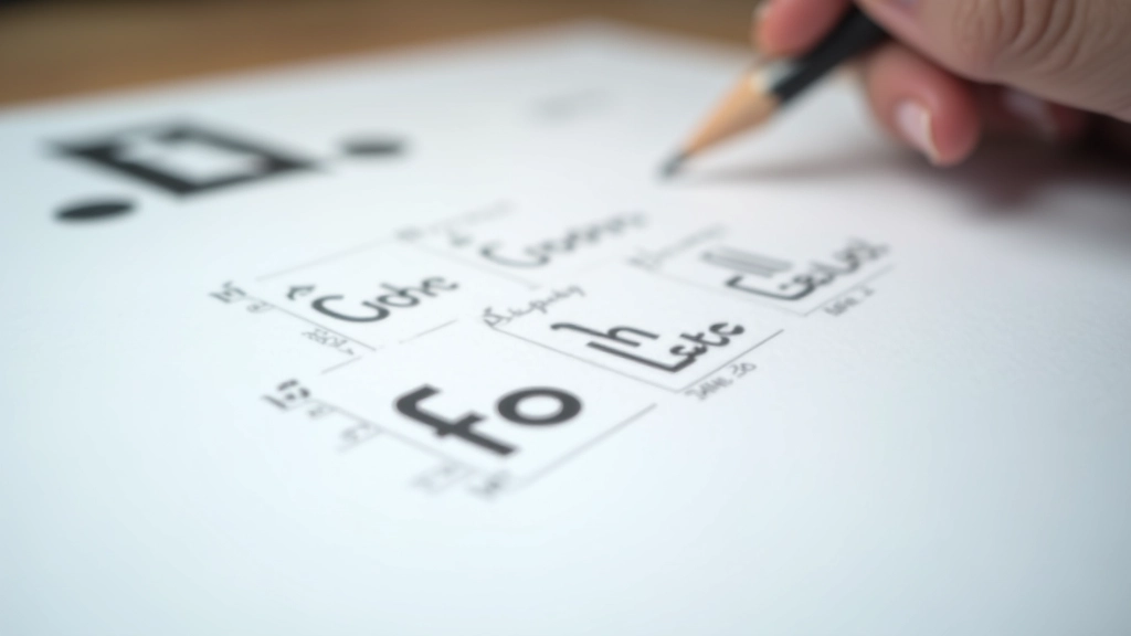 Přehled typografických možností pro marquee text včetně различных fontů a velikostí